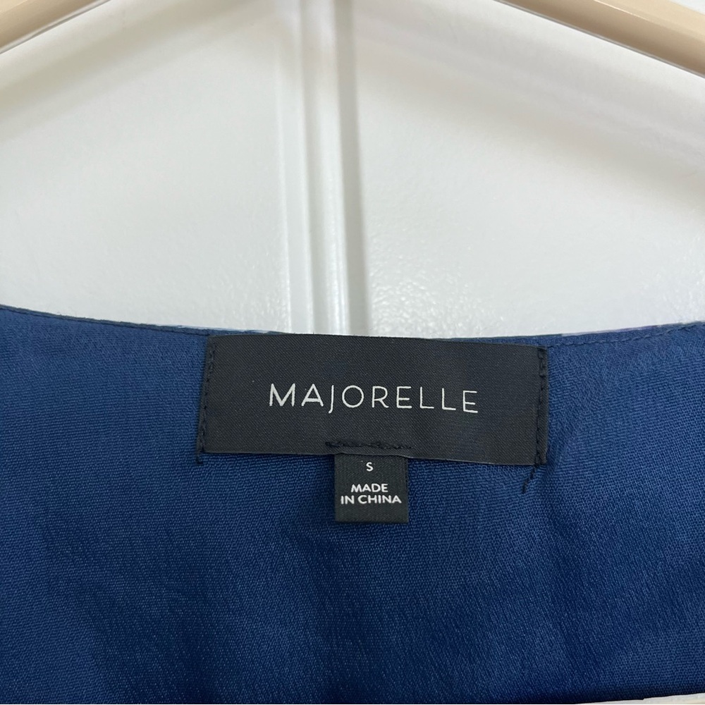 Majorelle Women’s Alice Mini‎ Dress Rainwater Floral Blue Small Long Sleeve - Picture 4 of 6